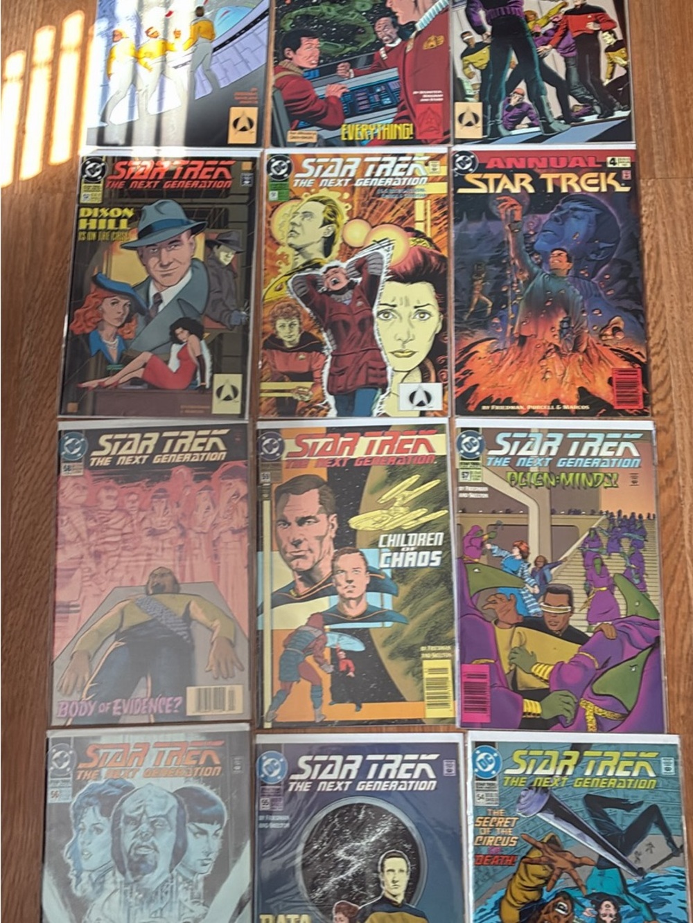 12 Star Trek + The Next Generation Comic Lot